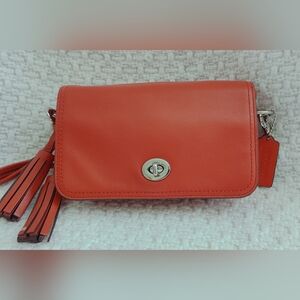 COACH Poppy Leather Shoulder Crossbody Bag Brand New